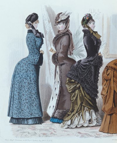 ルモニテュールデラモードのファッションプレート、1882年 作： French School