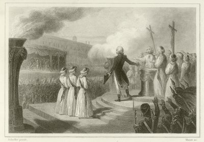 フェテデラフェデレーション、1790年7月14日 作： French School