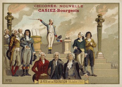 フェテデラフェデレーション、フランス革命、1790年7月14日 作： French School