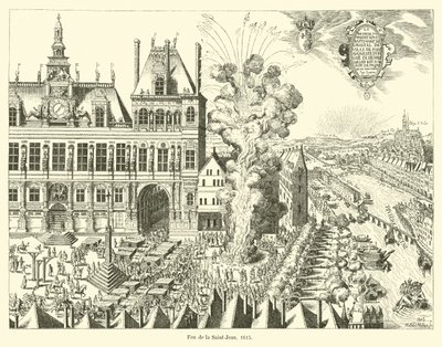 セントジョンファイヤー、1615 作： French School