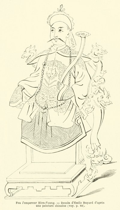 故人となった皇帝・飛燕峰（彫像 作： French School