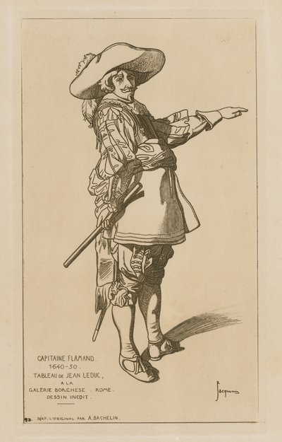 フランダース船長、1640-50 作： French School