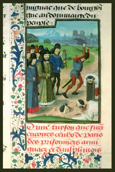 Fr 2680 f.268囚人の処刑、1418 作： French School