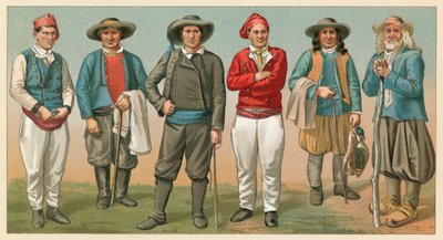 フランスのコスチューム 作： French School