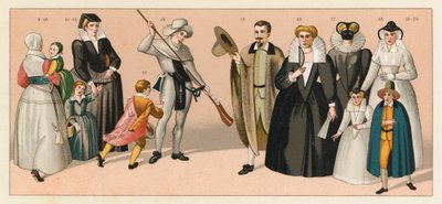 フランス16世紀の衣装 作： French School