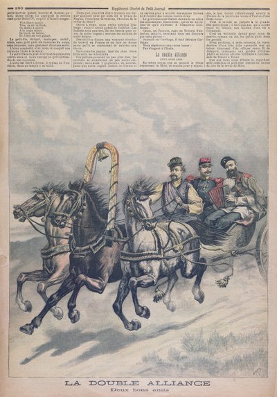 仏ロ同盟、ルプティジャーナルのイラスト、1893 作： French School