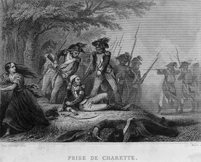 Francois-Athanase de Charette de la Contrie（フランソワ・アタナセ：1763-1796）-ティエールの「フランス革命」に登場。19世紀 作： French School