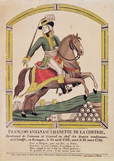 フランソワアタナーゼシャレットドラコントリー（1763-96）、1836 作： French School