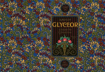 フランスのアール・ヌーヴォー様式の石けん製品ラベル、1910年頃（カラーリトグラフ 作： French School