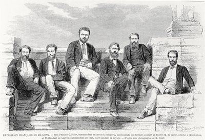 ミーコンへのフランス遠征、1868 作： French School