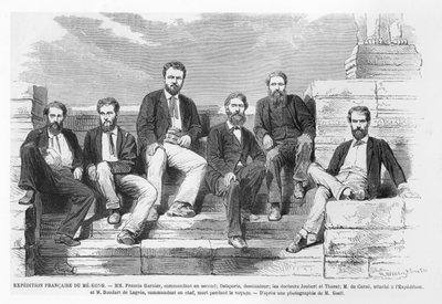フランシス・ガルニエとのフランスのメコン川遠征 作： French School
