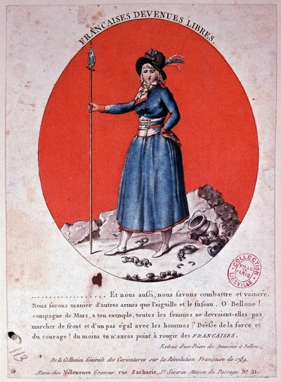 1789年に自由になったフランス人男性 - 彫刻、カルナヴァレ 作： French School