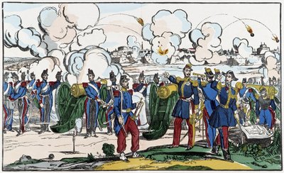 ローマの教皇権回復のためにフランス軍がローマを包囲した 作： French School