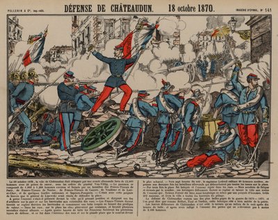 シャトーダンを守るフランス軍（普仏戦争 作： French School