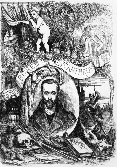 シャンパーバーの前戯、ペトルスボレル、ライカンスロープ（1809-59）1872 作： French School
