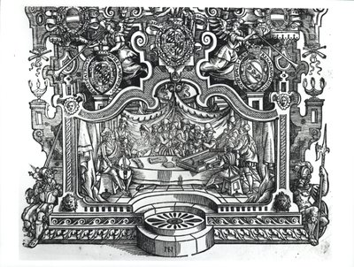 Roland de Lassus（1532-94）によるメッセの口絵、1589 作： French School