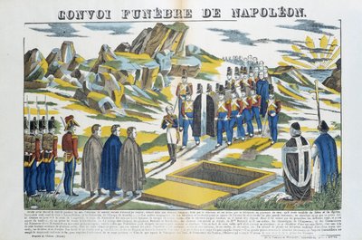 サント＝ヘレーヌ島でのナポレオン＝ル＝グラン・ボナパルト（1769-1821）の船団。エピナルの写真 作： French School