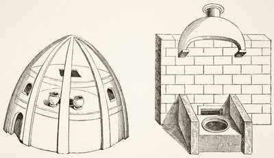 中世の科学者や錬金術師が使用した炉は、ポールラクロワ（1806-84）による中世の科学と文学からのもので、1878年にロンドンで出版されました。 作： French School