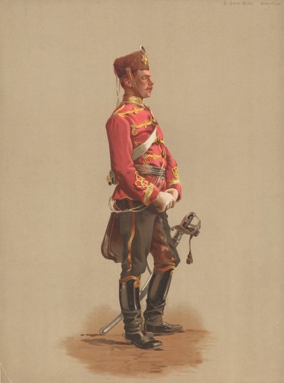 NCOのGuard Hussar 作： French School