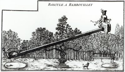 ランブルイエで見られたガーデンシードゥドゥヌーヴォージャルダンアラモードのジョージルイルルージュ作、1775-78年発行 作： French School