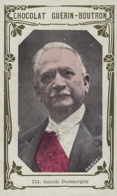Gaston Doumergue（カラー写真） 作： French School