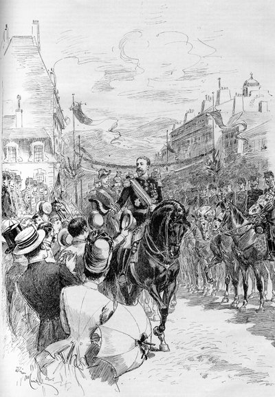 ブーランジェ将軍が正式にクレルモン・フェラン（Clermont-Ferrand）に入ったのは1887年。 作： French School