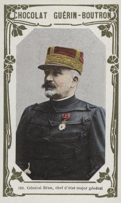 ブラン将軍、detat-major将軍（カラー写真） 作： French School