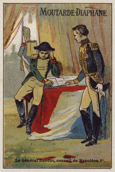 ナポレオンに助言するドルーオ将軍 作： French School