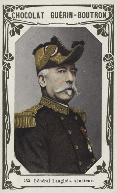 ラングロワ将軍、上院議員（カラー写真） 作： French School
