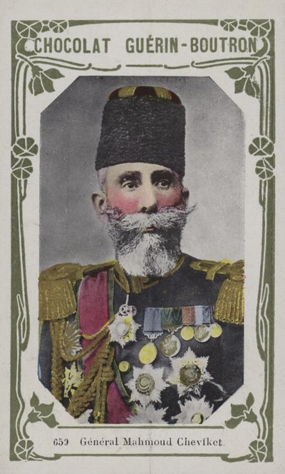 将軍Mahmoud Chevfket（カラー写真） 作： French School