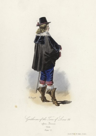 フランスのルイ13世時代の紳士 作： French School