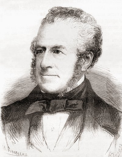 ジョージ・リチャーズ・エルキントン、1870年頃に出版された『Les Merveilles de la Science』より（エングレーヴィング） 作： French School