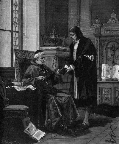 ジロラモ・フラカストーロ（FRACASTOR）（1478-1553）：イタリアの人文主義者・医師で、ベンボ枢機卿に詩を贈る。 作： French School