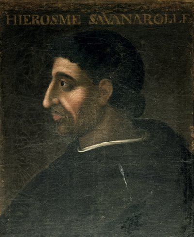 ジロラモサボナローラ（1452-98） 作： French School