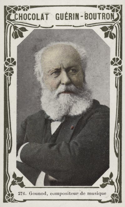 Gounod、音楽作曲家（カラー写真） 作： French School