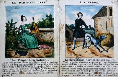 子供のための文法書 1850年頃（カラーリトグラフ） 作： French School