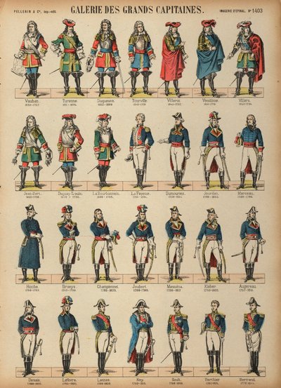 偉大なフランス軍司令官 作： French School