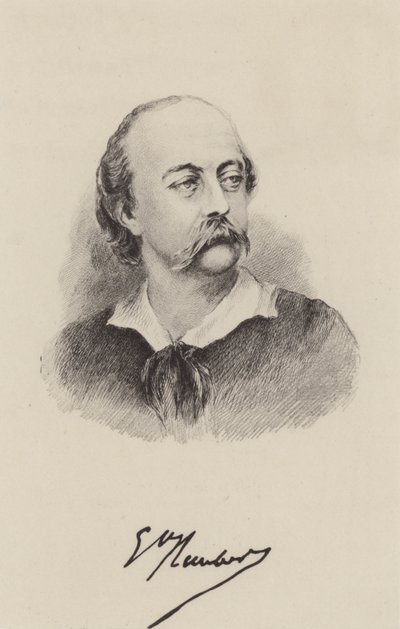 Gustave Flaubert（フランスの小説家）（彫刻 作： French School