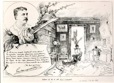 ガイ・ド・モーパッサン（1850-93）とその研究 作： French School