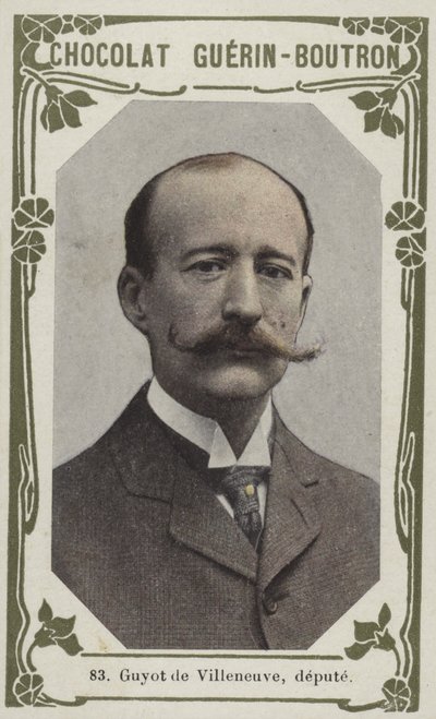 Guyot de Villeneuve、副議員（カラー写真） 作： French School