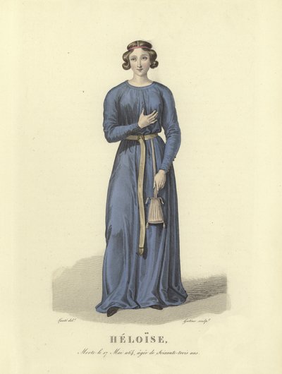 Heloise dArgenteuil、フランスの修道女、学者、修道院長 作： French School