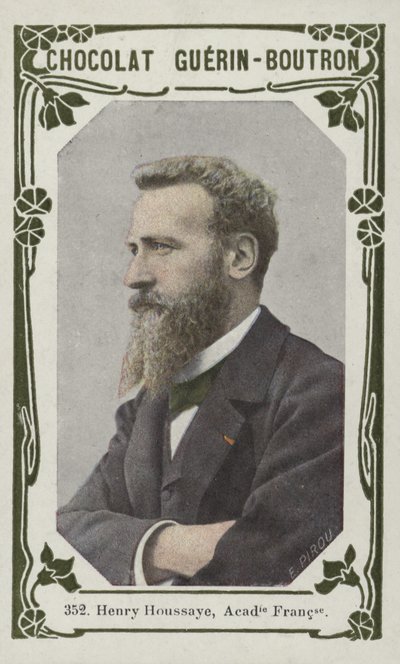 Henry Houssaye、アカデミーフランセーズ（カラー写真） 作： French School