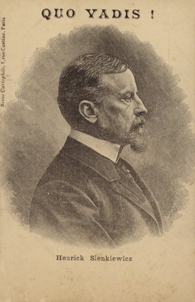 ヘンリク・シエンキェヴィチ（1846～1916）ポーランドのジャーナリスト、小説家（リトグラフ） 作： French School