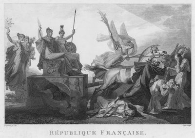 フランス革命の歴史的絵画 作： French School