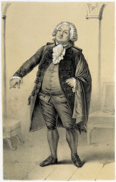 ミラボー伯爵オノレ・ガブリエル（Honore-Gabriel）リケティ（1749-1791）-アルベール・モーランの「フランス革命の歴史ギャラリー」にて 作： French School