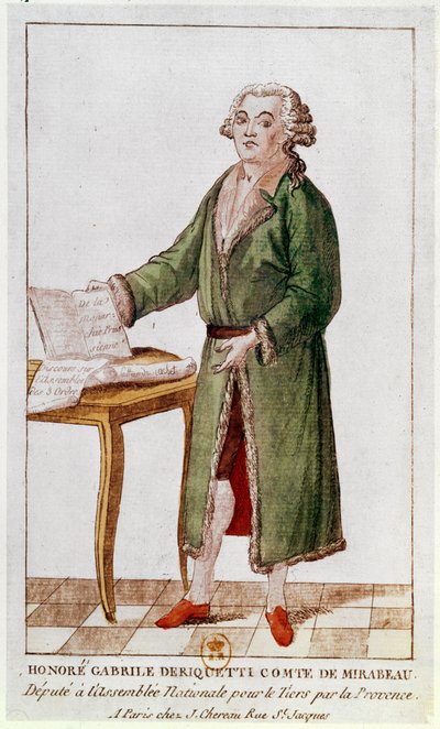 ガブリエルリケッティミラボー名誉（1749-91） 作： French School