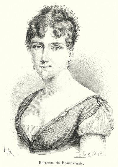 Hortense de Beauharnais (エングレービング) 作： French School