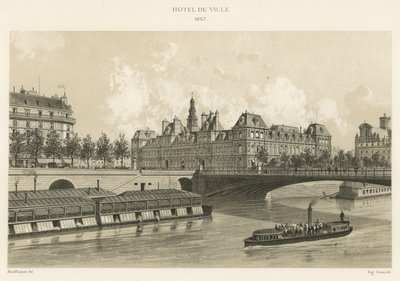 市庁舎、1867 作： French School