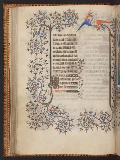 フランス、MS 32454 f.37vの「聖母の時」、時祷書、追加 作： French School