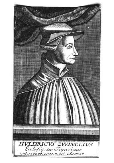 フルドリッチツヴィングリ（1484-1531） 作： French School